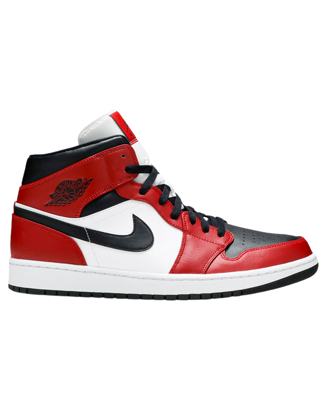 AIR JORDAN 1 MID 'CHICAGO BLACK TOE'