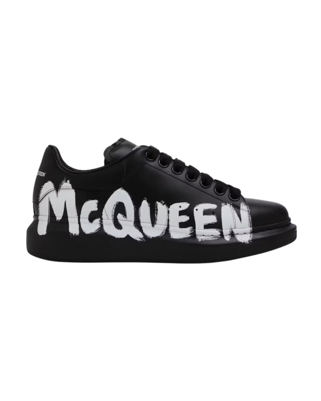 ALEXANDER MCQUEEN OVERSIZED GRAFFITI BLACK WHITE